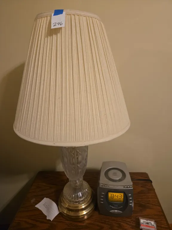 Vintage crystal lamp