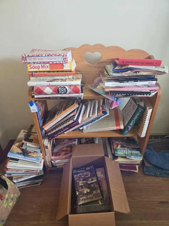 Large assortment of cookbooks
