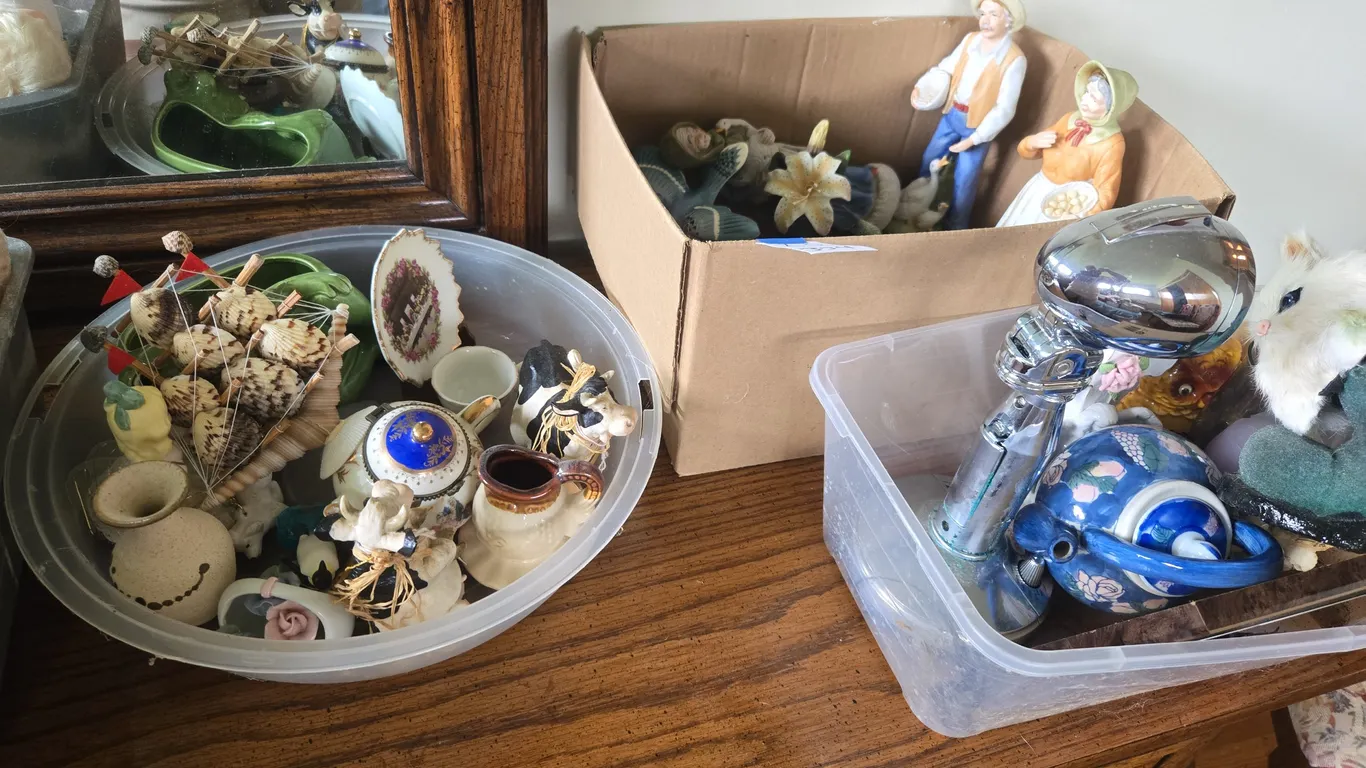 Large assortment of knick knacks