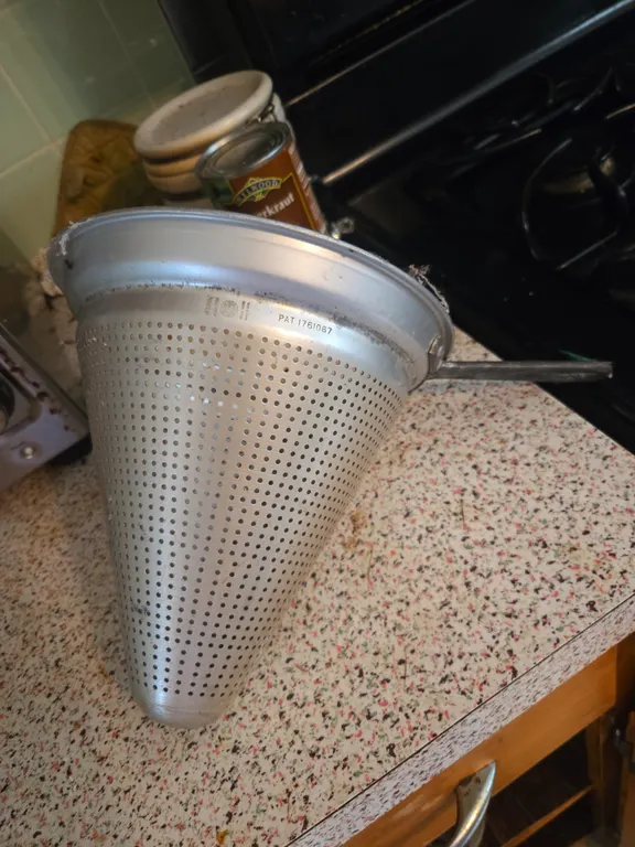 Potato ricer.