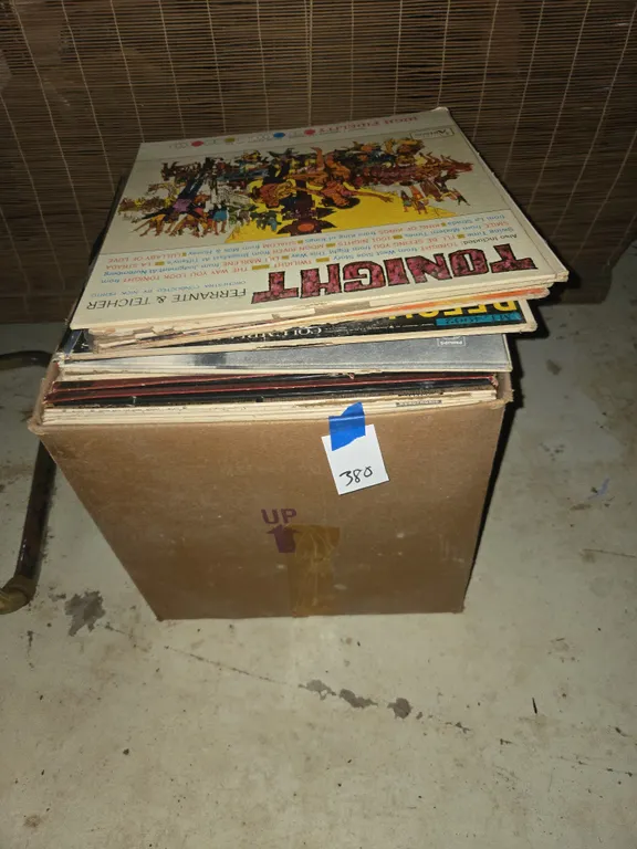 Vintage record albums