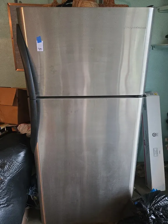 Frigidaire brand refrigerator / freezer.