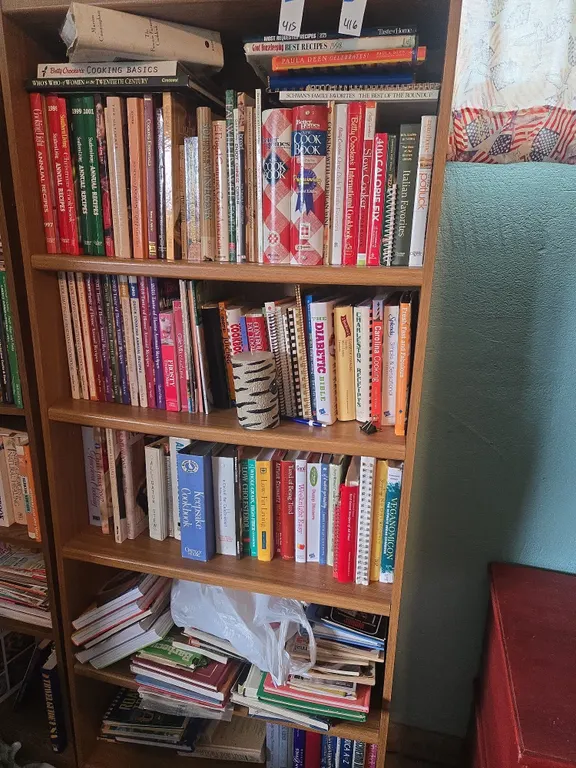 Large assortment of cookbooks