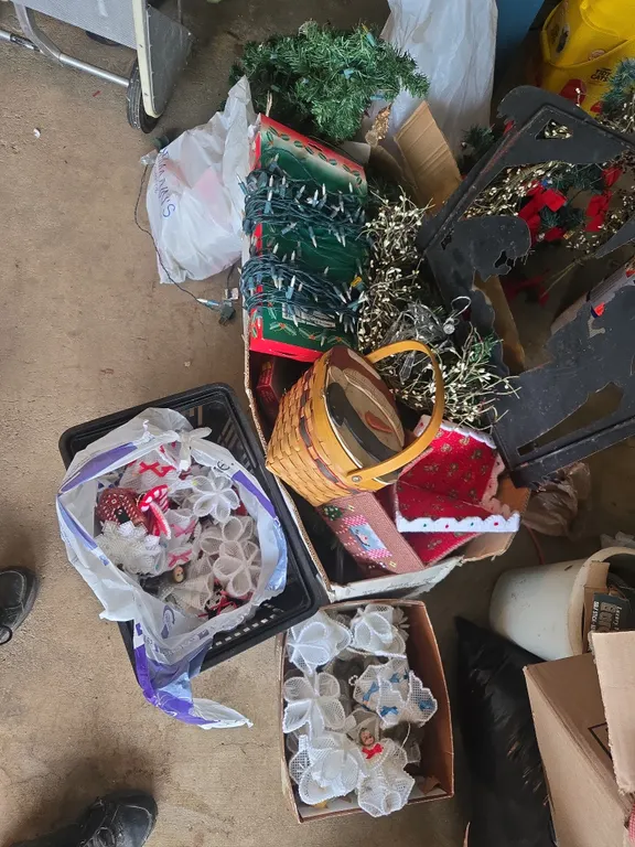 Assorted christmas decor