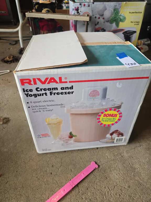 Rival brand ice cream maker