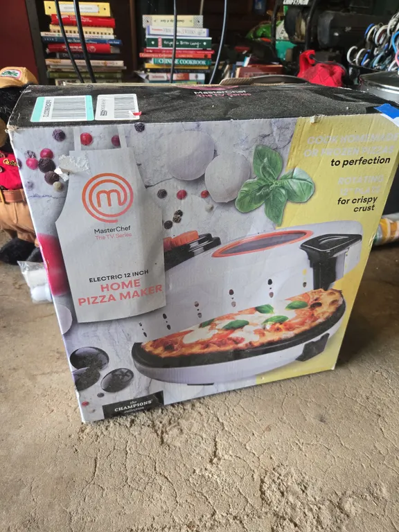 Masterchef electric pizza maker