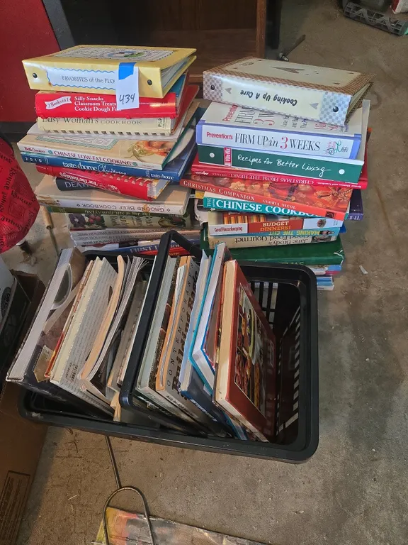 Assorted cookbooks