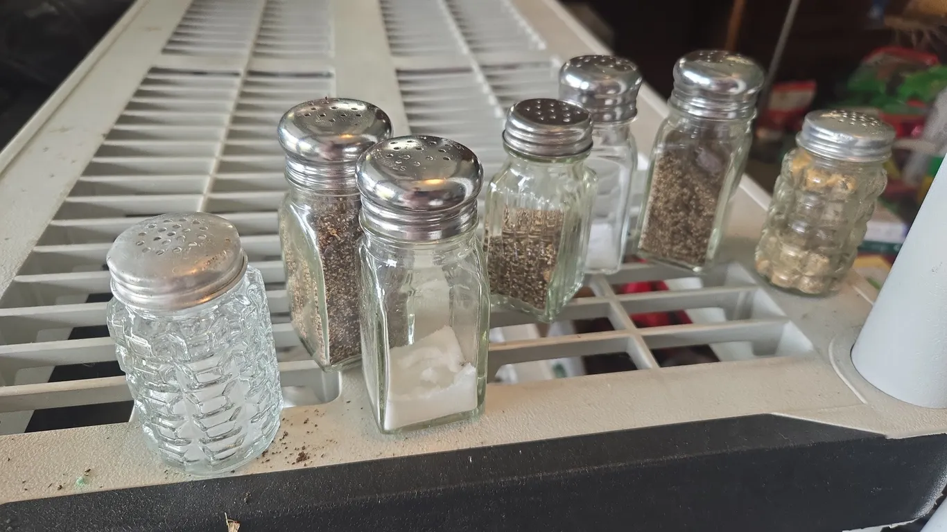 Salt and pepper shakers