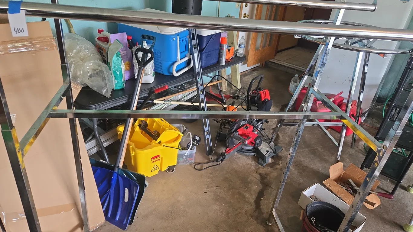 5 foot double rail, close rack.