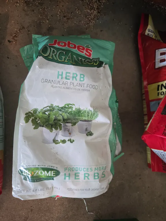 Jobes organic herb plant food