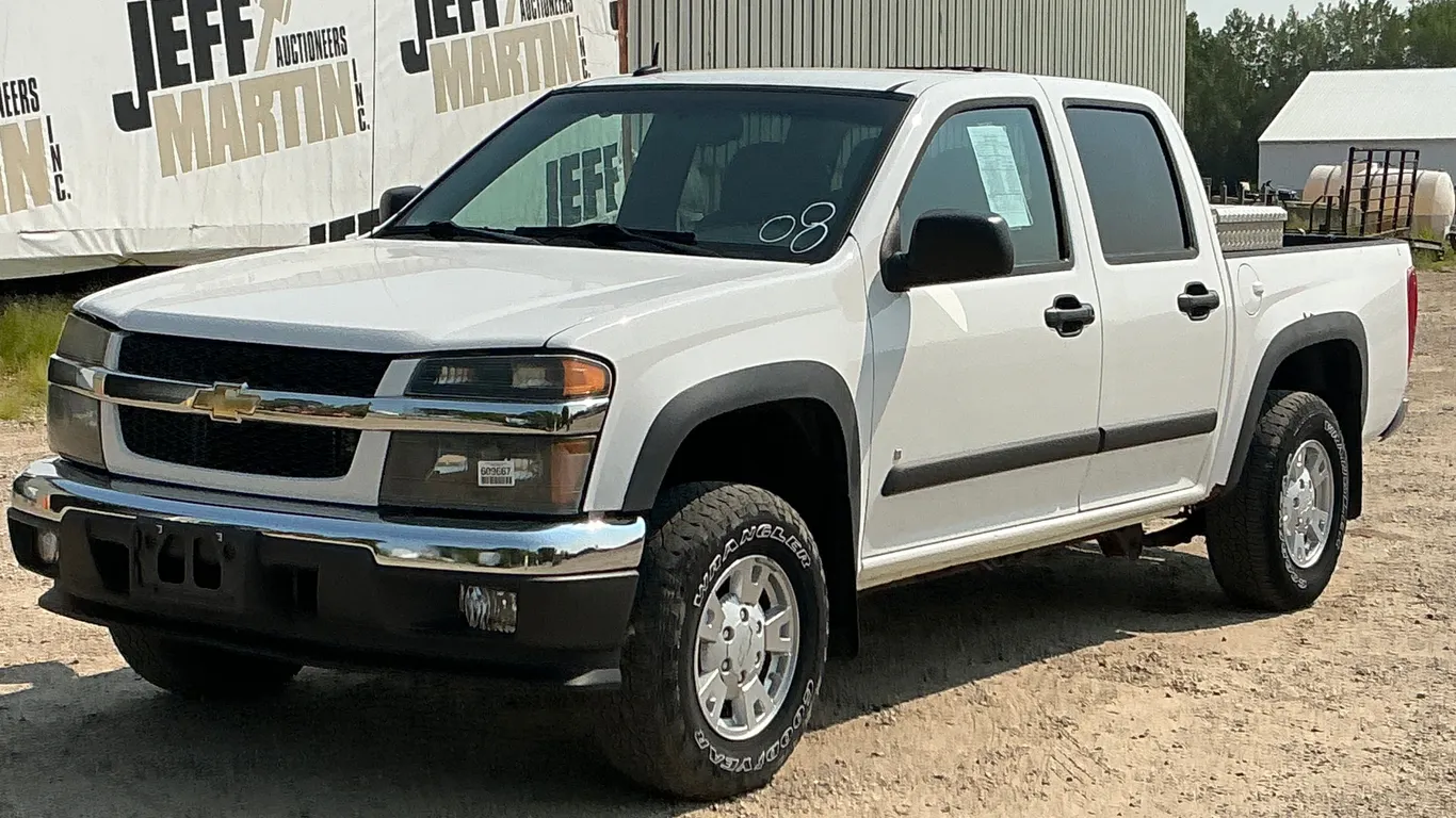 2008 CHEVROLET COLORADO CREW CAB 4X4 PICKUP VIN: 1GCDT33E588199934
