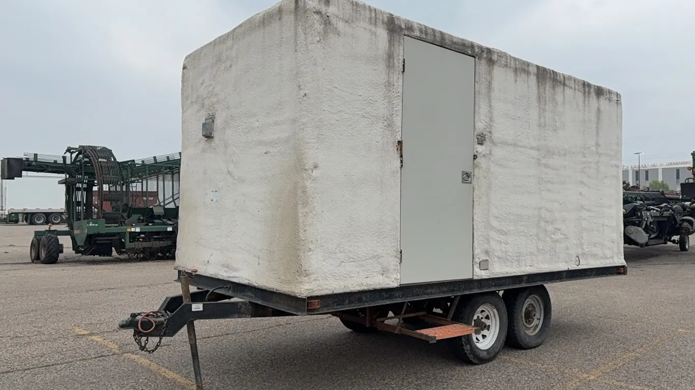 Shopbuilt 16’x90”x84” self contained foam insulation machine trailer