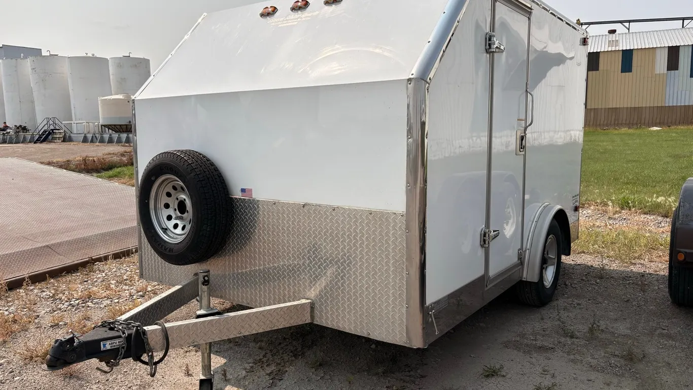 Brown Motorsports 10’ single axle enclosed trailer
