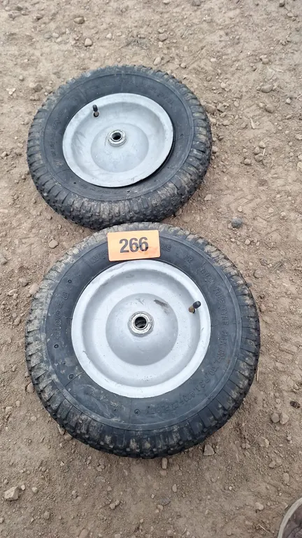 2 Wheelbarrow tires
