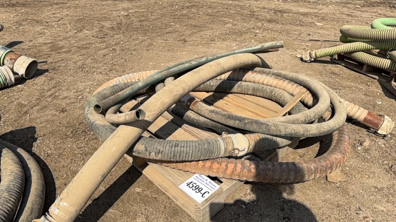 PALLET OF ASSORTED DISCHARGE HOSE w/ CAMLOCKS