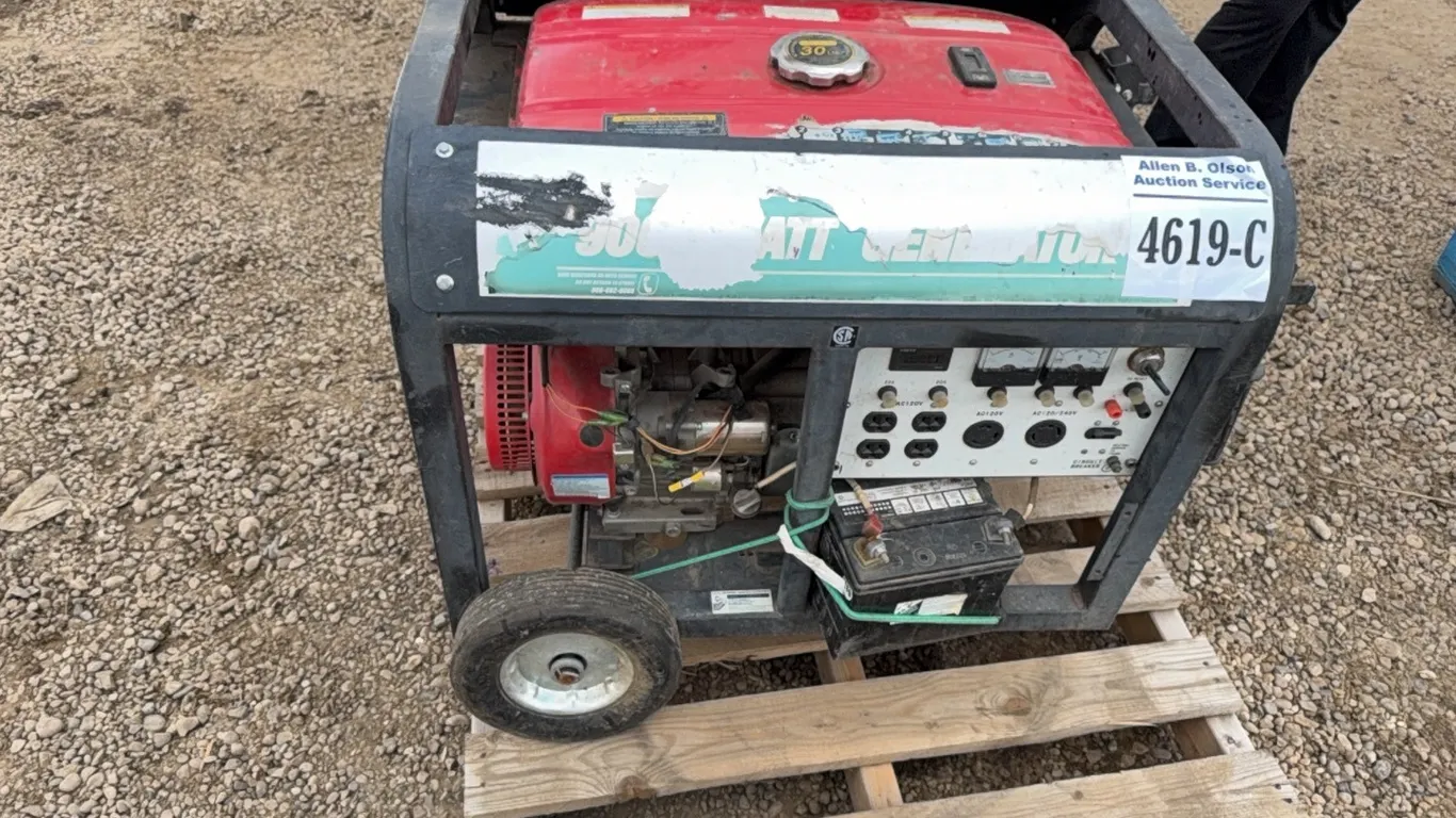 PRINCESS AUTO 9000W 110/220V GENERATOR - KEYS IN OFFICE