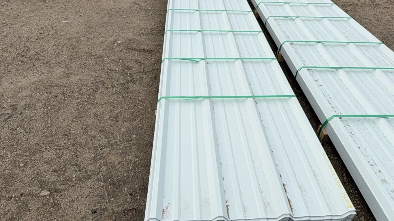ID 9016 12ft KC White Building Tin (50)