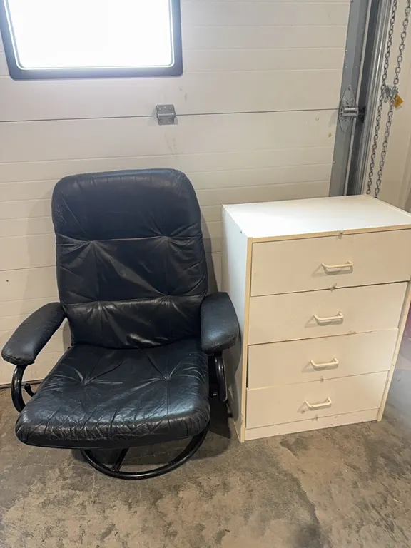 Dresser and chair