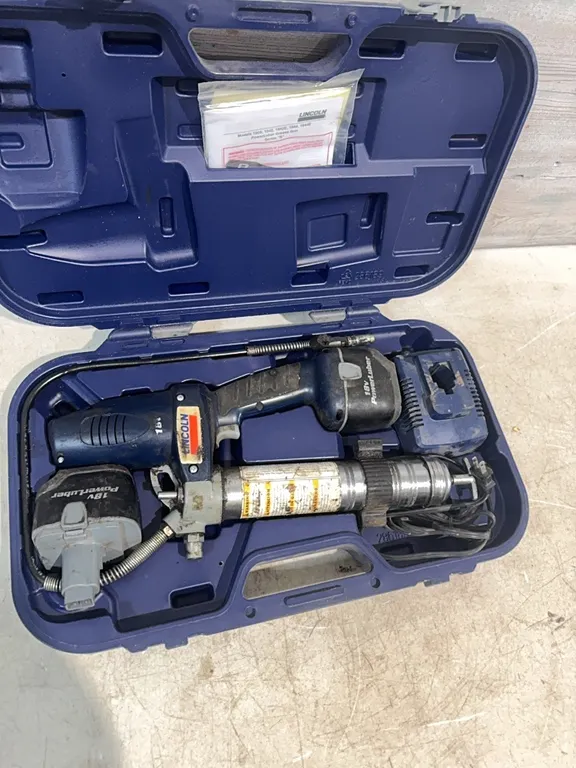 Electric grease gun worked when tested