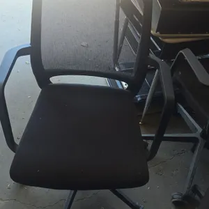(5) Black Office Chairs