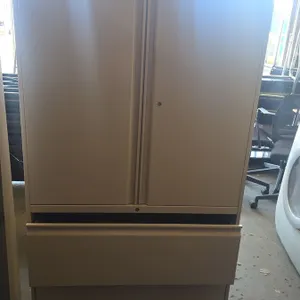 (3) Steel Cabinets