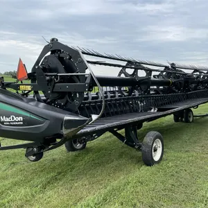 2016 MACDON FD75-S Flex Draper Header w/ Transport, 35 Ft. Split P/U, JD Adapter