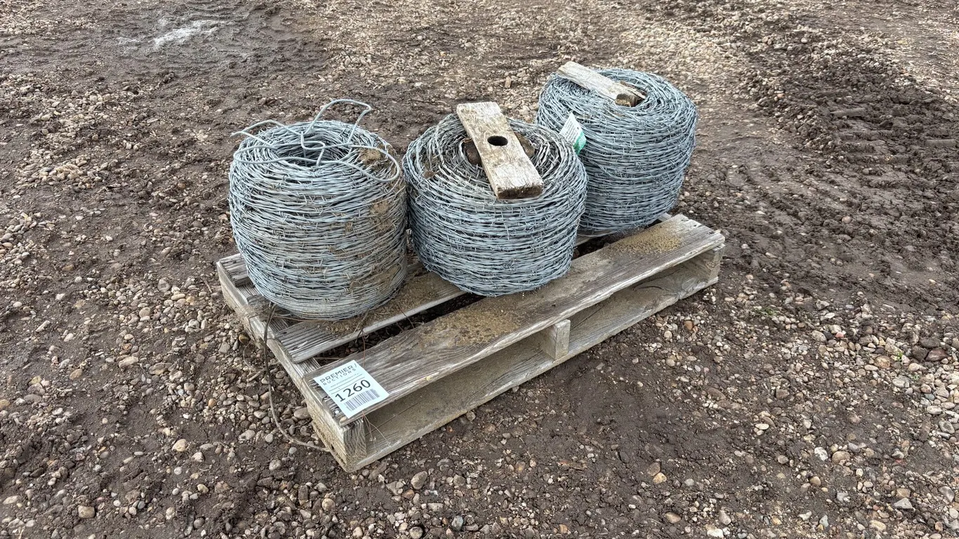 (3) Rolls of Barbed Wire
