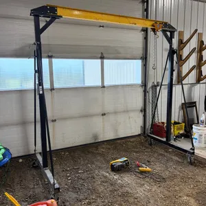 Power Fist Gantry Crane w/ Electric Hoist