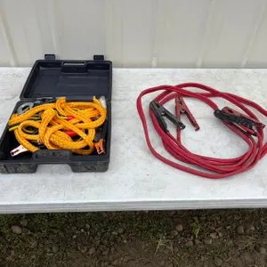 Jumper Cables & Tow Rope w/ Case