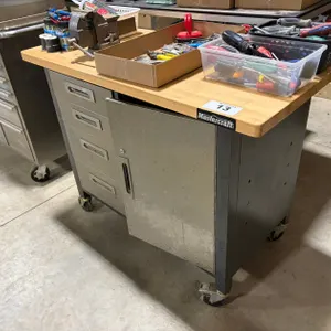 Mastercraft Mobile Workbench 2'x4' Top w/ Tools