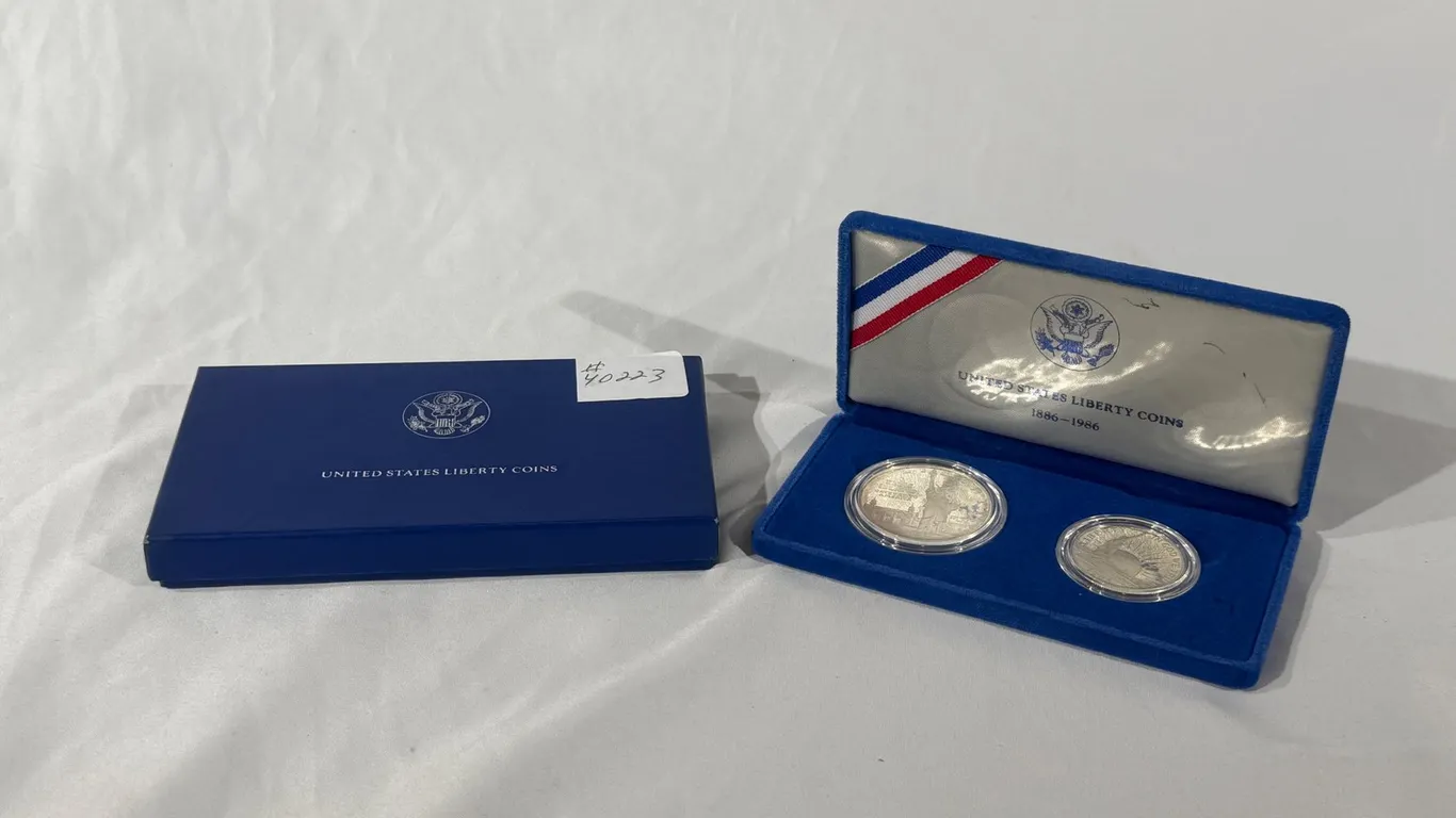 1886-1986 LIBERTY SILVER COINS