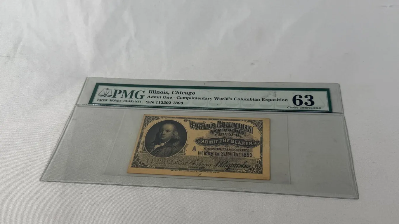 1893 COMPLIMENTARY WORLDS COLUMBIAN EXPOSITION