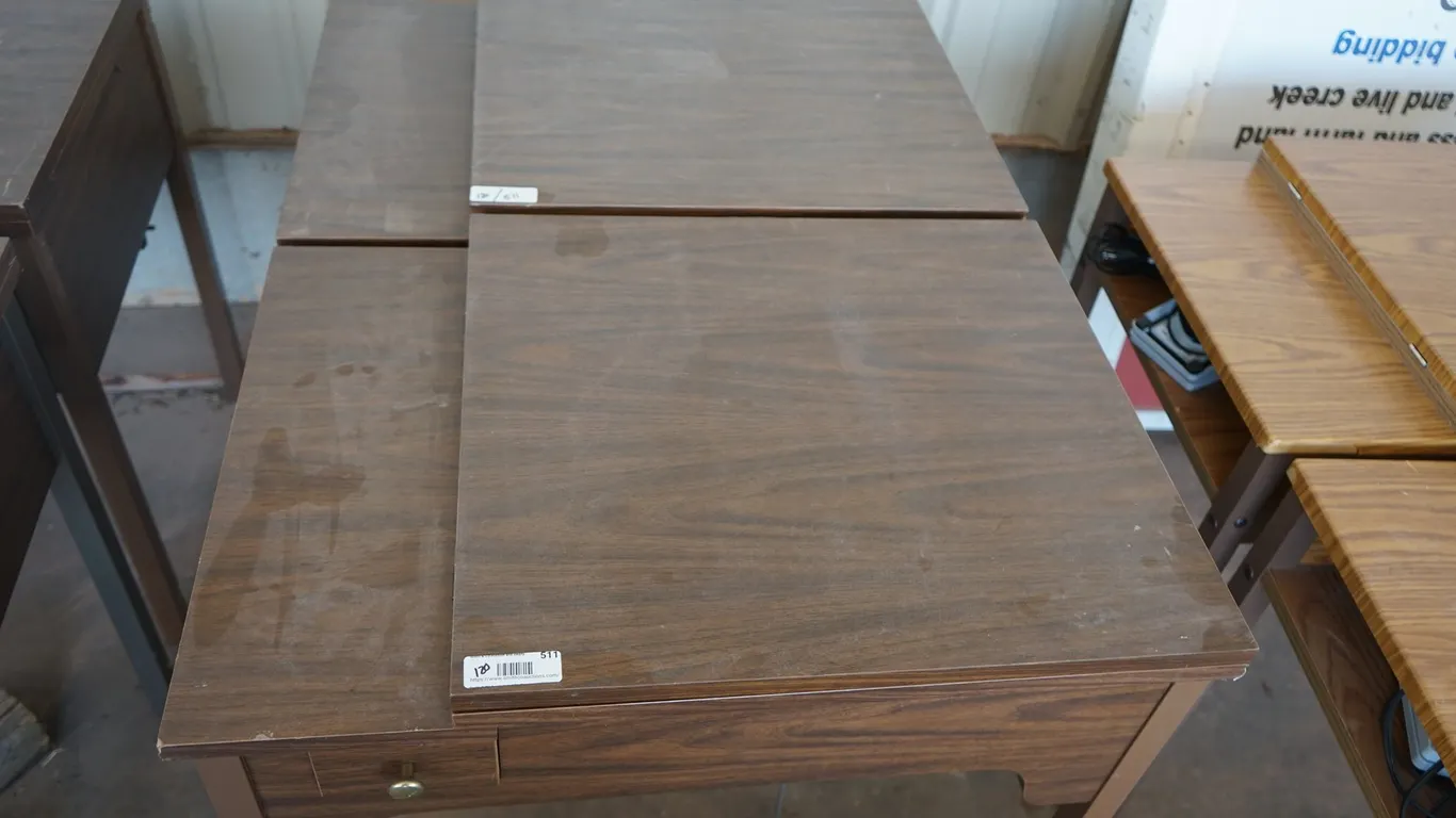 2 Bernina Sewing Machines in Desks