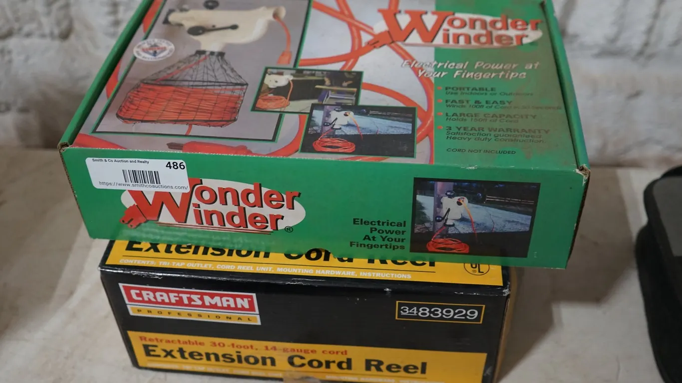 2 Power Cord Reel & Winder