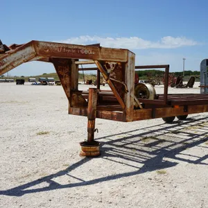 20 ' Shop Built Gooseneck Hay Trailer