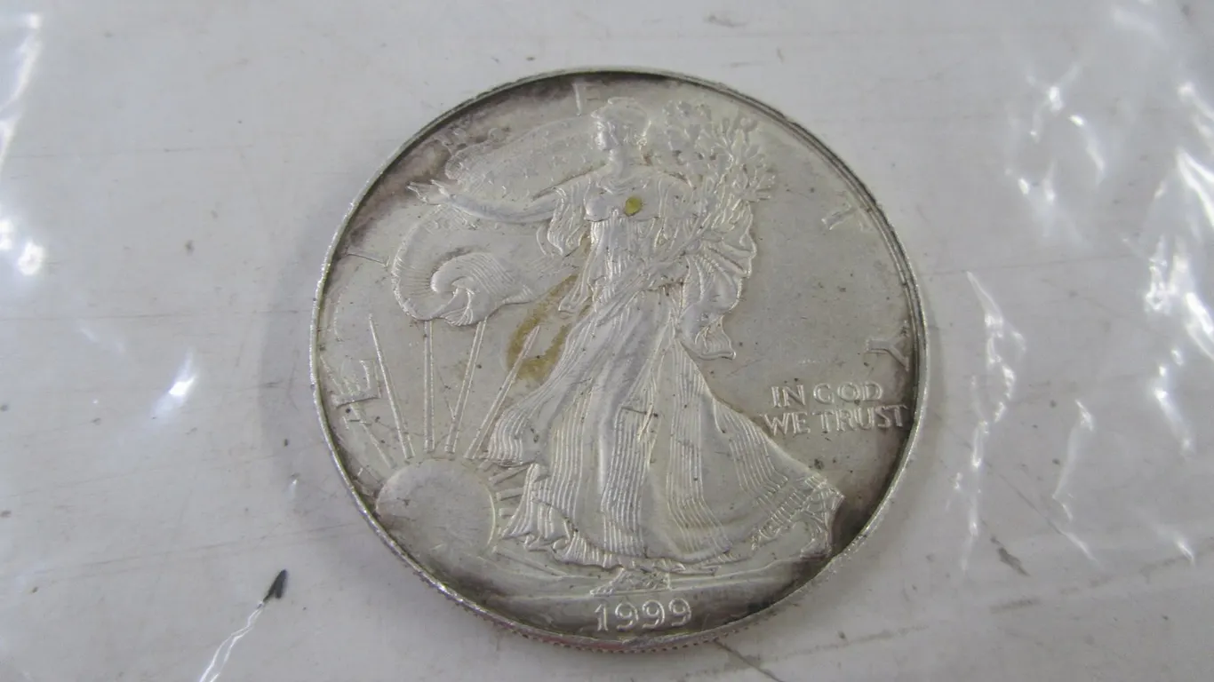 1999 1 Oz. Fine Silver Walking Liberty Coin