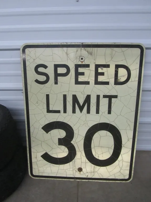 Speed Limit 30 Road Sign