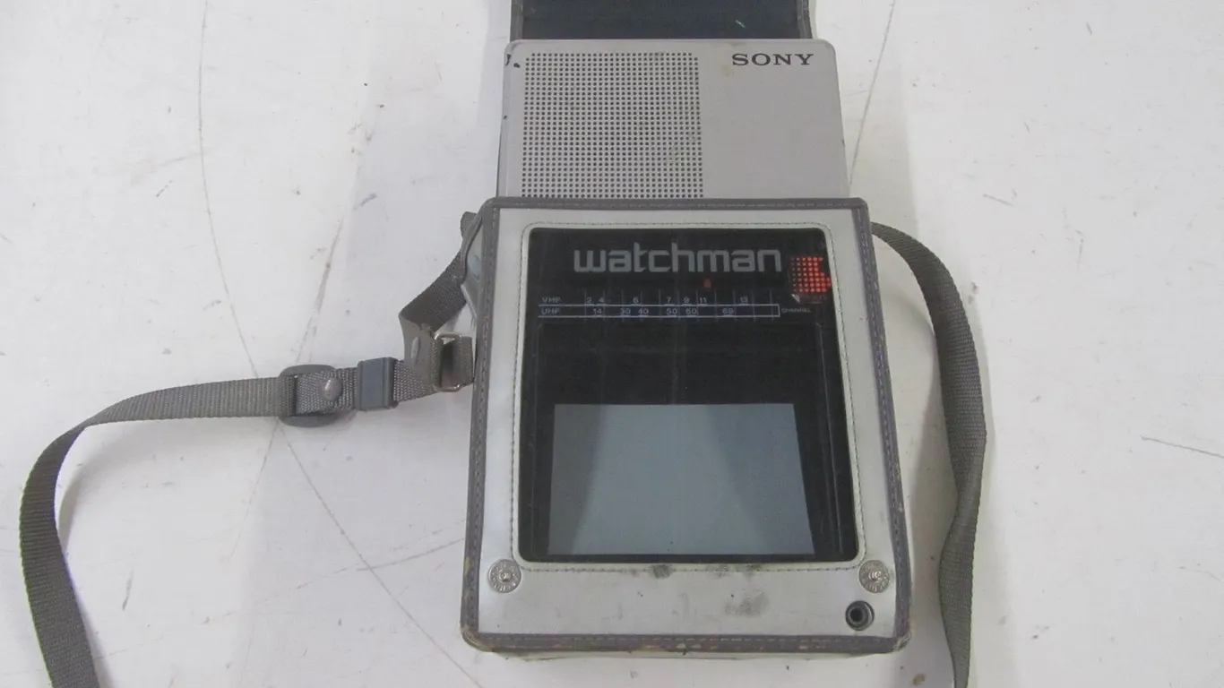 Sony Watchman Flat Black & White TV