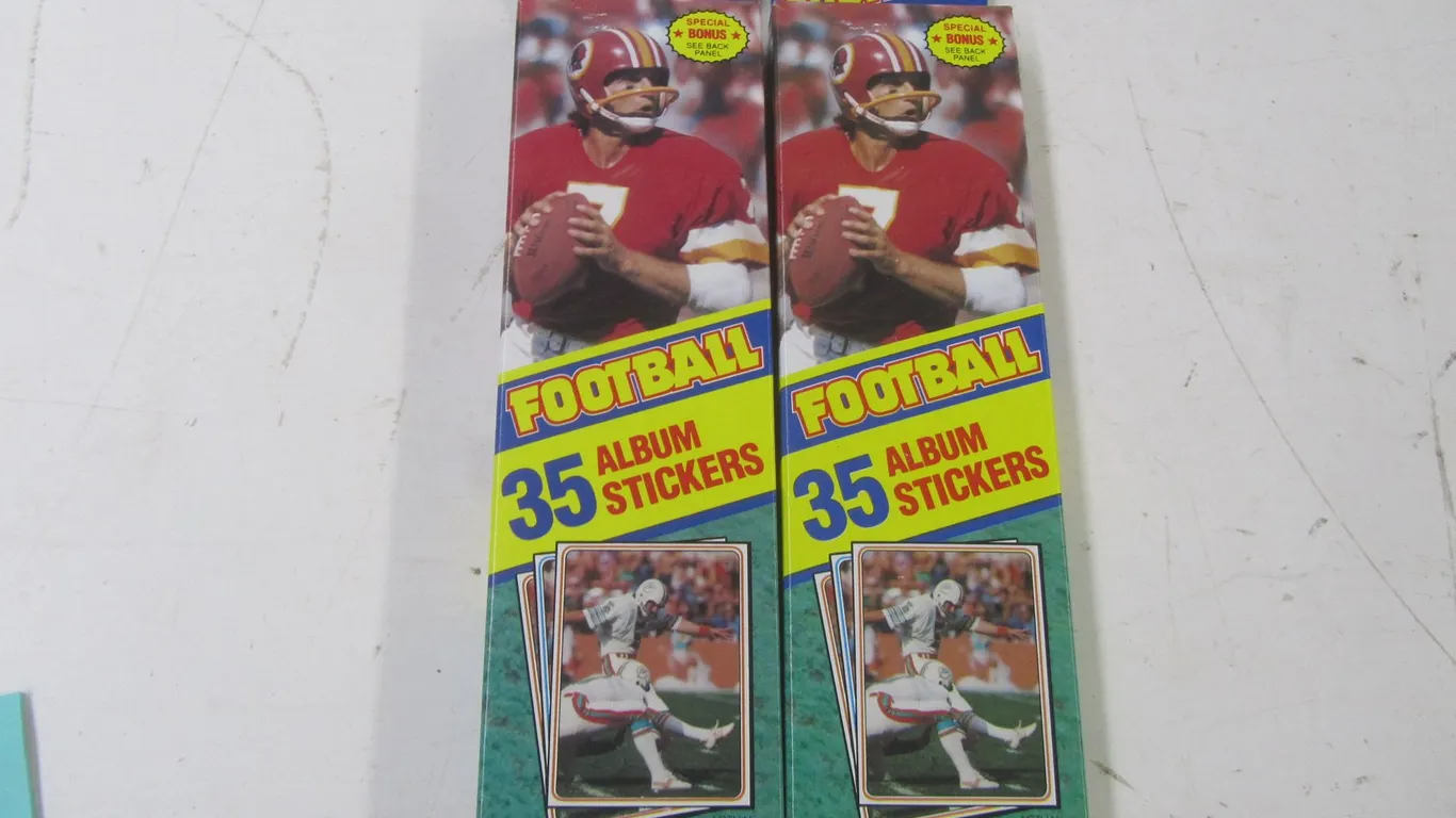 (2) Packs Of 1983 Topps Football Album Stickers