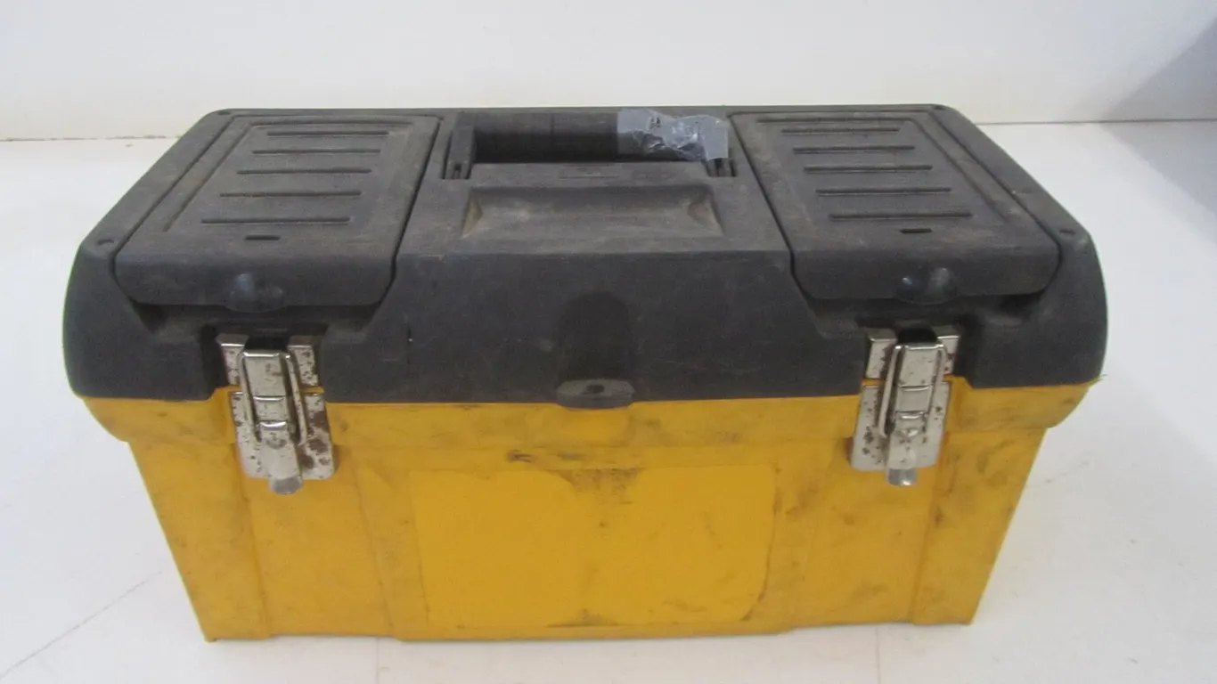 19" Tool Box Full Of Miscellaneous Hardware