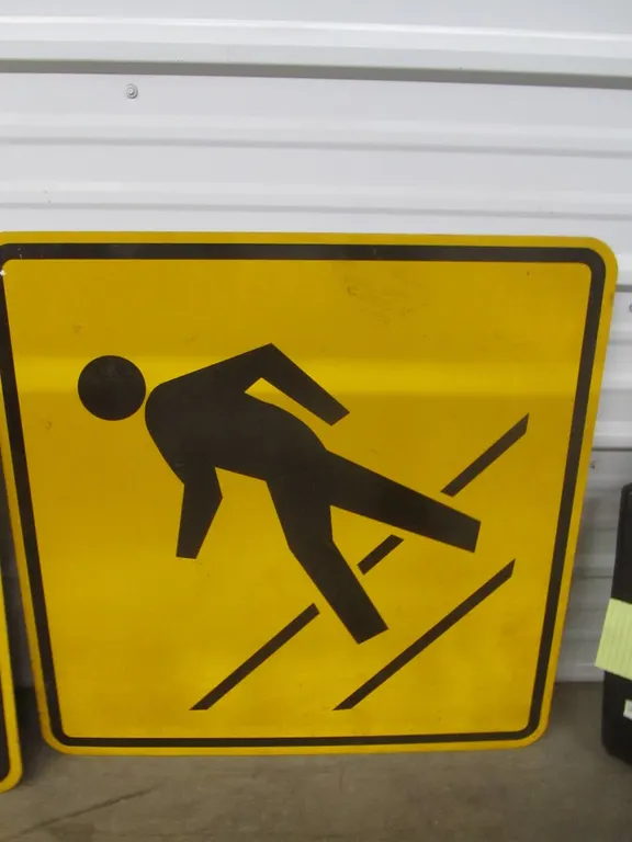 Watch For Pedestrians Road Sign