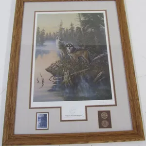 "Where Freedom Reigns" By Derk Collector's Edition Signed Stamp Print