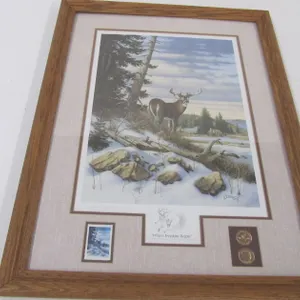 "Where Freedom Reigns" By Derk Collector's Edition Signed Stamp Print