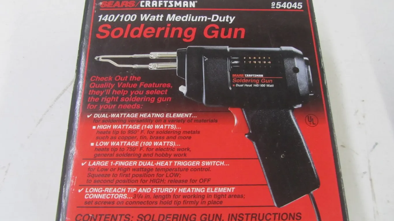 Sears Craftsman 140/100 Watt Medium-Duty Soldering Gun