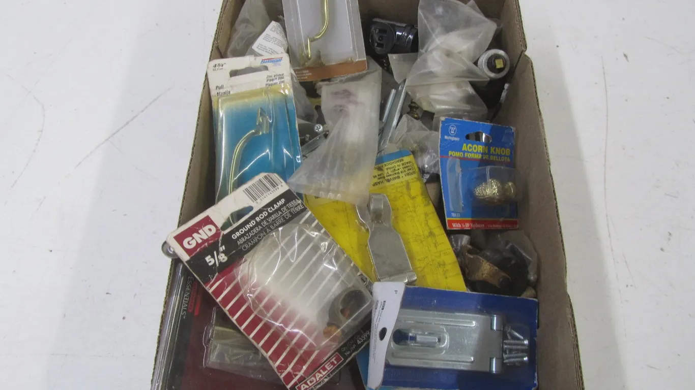 Flat Of Miscellaneous Hardware