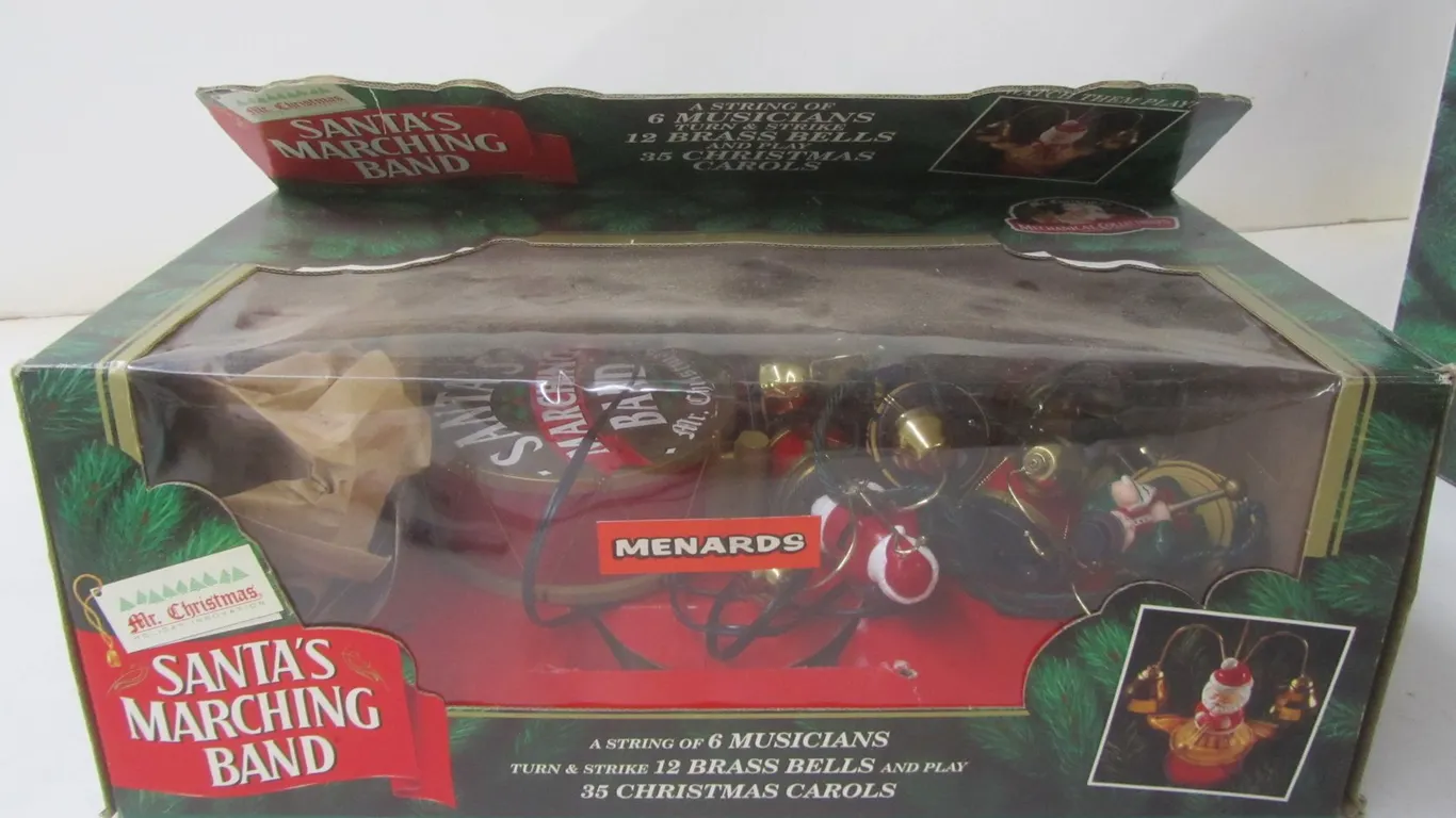 Mr. Christmas Santa's Marching Band Musical Decoration