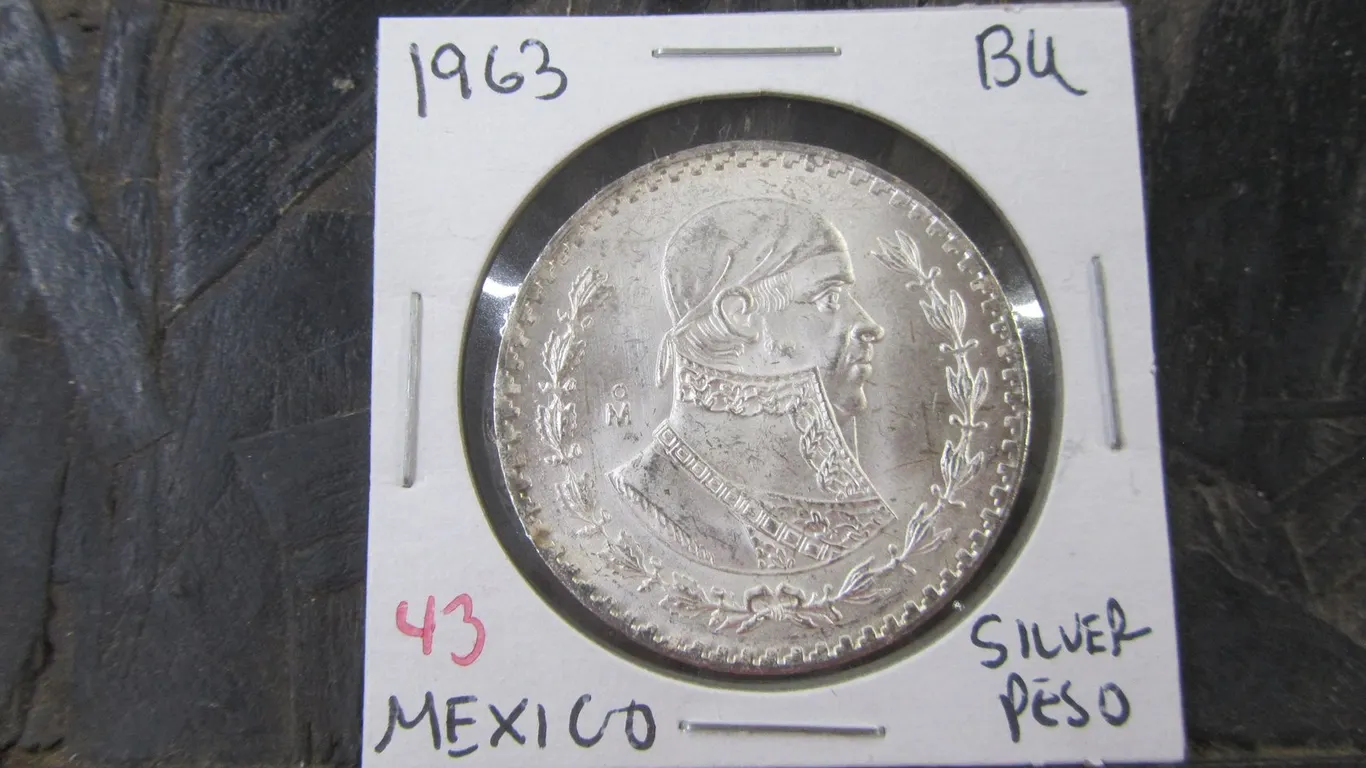 1963 Mexican Silver Peso