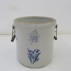 Western Stoneware 5 Gallon Crock w/Handles