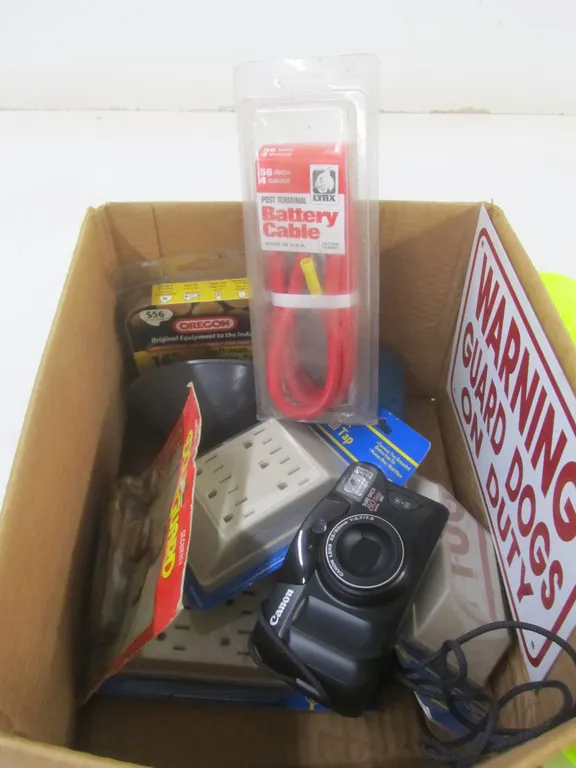 Box Of Miscellaneous Hardware And More