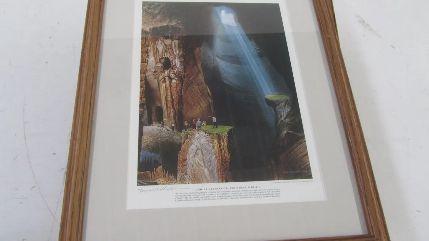 (7) Loyal Chapman Signed Golf Prints